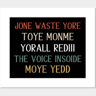 Jone Waste Yore Toye Monme Posters and Art